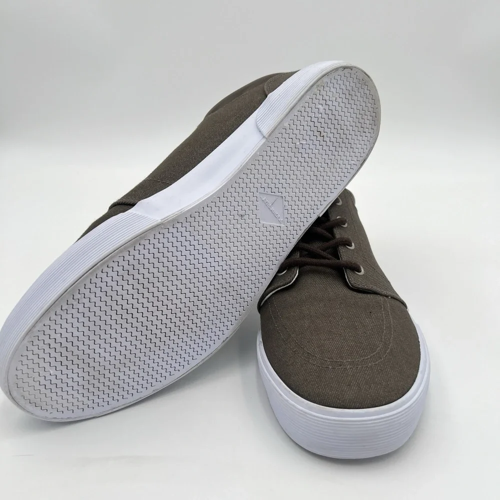 St John's Bay Bryce Men's 11M Brown Casual Lace Up Canvas Sneakers Shoes